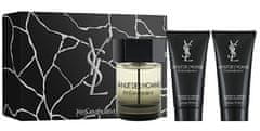 Yves Saint Laurent La Nuit De L`Homme - EDT 100 ml + sprchový gel 2 x 50 ml