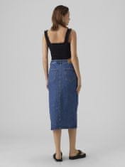 Vero Moda Dámska sukňa VMVERI 10295731 Medium Blue Denim (Veľkosť M)