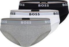 Hugo Boss 3 PACK - pánske slipy BOSS 50475273-999 (Veľkosť M)