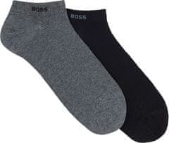 Hugo Boss 2 PACK - pánske ponožky BOSS 50469849-031 (Veľkosť 39-42)