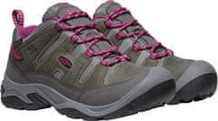 KEEN Dámske kožené tenisky Circadia Wp 1026770 steel grey/boysenberry (Veľkosť 40)