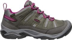 KEEN Dámske kožené tenisky Circadia Wp 1026770 steel grey/boysenberry (Veľkosť 40)