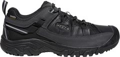 KEEN Pánske kožené tenisky Targhee III Wp 1028128 triple black (Veľkosť 42)