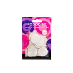 STALEKS Náhradný brúsny papier pre pedikérsky kotúč Pro L hrubosť 180 (White Refill Pads for Pedicure Disc)