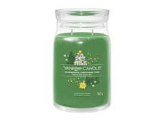 Yankee Candle Aromatická sviečka Signature sklo veľké Shimmering Christmas Tree 567 g