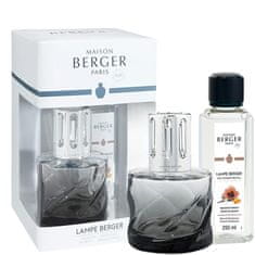 Maison Berger Paris Darčeková sada katalytická lampa Spirale čierna + náplň Velvet of Orient 250 ml