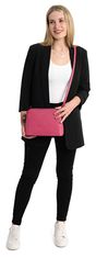 FLORA & CO Dámska crossbody kabelka 3772 fuchsia