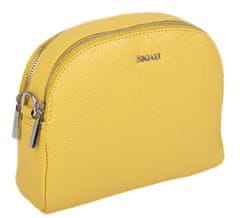 Dámska kožená crossbody kabelka 12 yellow