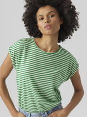Vero Moda Dámske tričko VMAVA Regular Fit 10284469 Bright Green (Veľkosť S)
