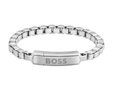 Hugo Boss Nadčasový pánsky náramok z ocele Devon 1580596 (Dĺžka 19 cm)