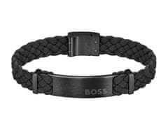 Hugo Boss Fashion pánsky semišový náramok Dylan 1580608 (Dĺžka 19 cm)