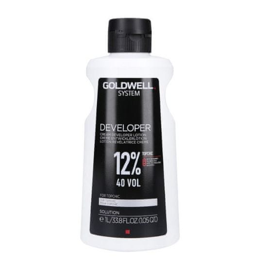 GOLDWELL Krémová aktivačná emulzia 12% 40 VOL (Cream Developer Lotion) 1000 ml