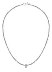 Morellato Štýlový oceľový bicolor náhrdelník s kryštálmi Drops SCZ1354