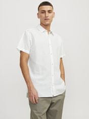 Jack&Jones Pánska košeľa JJESUMMER Comfort Fit 12248383 White (Veľkosť M)