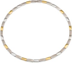 Boccia Titanium Nadčasový bicolor náhrdelník z titánu 08043-02