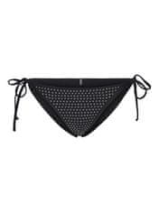 Pieces Dámske plavkové nohavičky Bikini PCALISA 17148238 Black Onyx (Veľkosť L)