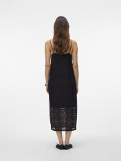 Vero Moda Dámske šaty VMMAYA Regular Fit 10304461 Black (Veľkosť XS)