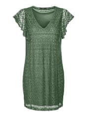 Vero Moda Dámske šaty VMMAYA Regular Fit 10304459 Hedge Green (Veľkosť S)