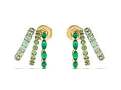 Guess Dámske pozlátené náušnice Crazy Earrings JUBE03307JWYGGNT/U