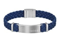 Hugo Boss Fashion pánsky semišový náramok Dylan 1580609 (Dĺžka 19 cm)