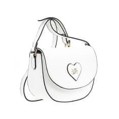 Verde Dámska crossbody kabelka 16-7301 white