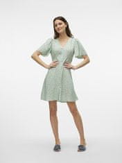 Vero Moda Dámske šaty VMALBA Regular Fit 10292845 Silt Green (Veľkosť M)