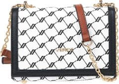 Verde Dámska crossbody kabelka 16-7354 black/white