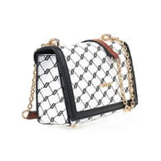 Verde Dámska crossbody kabelka 16-7354 black/white