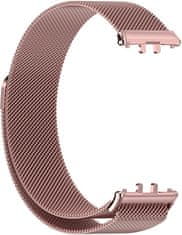 4wrist Řemínek pro Samsung Fit 3 - Milanese Loop Rose Pink