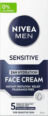 Nivea Hydratačný krém pre mužov Sensitive (Face Cream) 75 ml