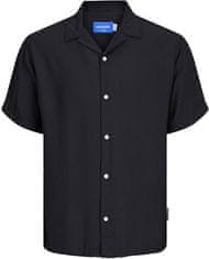 Jack&Jones Pánska košeľa JORJEFF Relaxed Fit 12256322 Black (Veľkosť L)