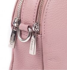 Dámska kožená crossbody kabelka 12 Cameo Rose