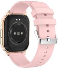 Wotchi AMOLED Smartwatch W26HK – Gold - Pink