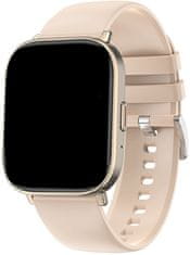 Wotchi Smartwatch W127G – Gold - Beige