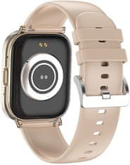 Wotchi Smartwatch W127G – Gold - Beige