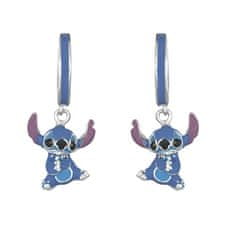 Disney Strieborné kruhy s príveskami Stitch Lilo & Stitch ES00098SRHL.CS