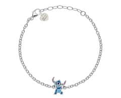 Disney Hravý strieborný náramok Stitch Lilo & Stitch BS00094SL-65.CS