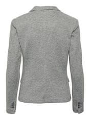 Vero Moda Dámsky blejzer VMJULIA Regular Fit 10154123 Dark Grey Melange (Veľkosť 36)