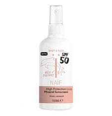 Ochranný sprej na opaľovanie pre deti a bábätká SPF 50 Baby & Kids (Mineral Sunscreen) 100 ml