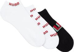Hugo Boss 3 PACK - pánske ponožky HUGO 50518576-100 (Veľkosť 39-42)