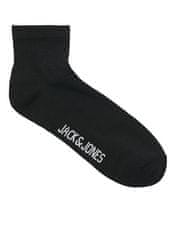 Jack&Jones 3 PACK - pánske ponožky JACLEON 12257150 White