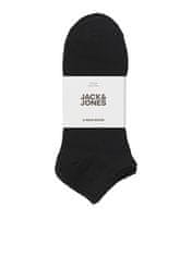 Jack&Jones 3 PACK - pánske ponožky JACLOUIS 12260079 Black