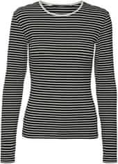 Vero Moda Dámske tričko VMCHLOE Tight Fit 10315385 Black (Veľkosť M)