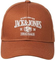 Jack&Jones Pánska šiltovka JACTRUE 12263304 Copper Brown