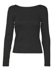 Vero Moda Dámske tričko VMCHLOE Tight Fit 10314406 Black (Veľkosť L)