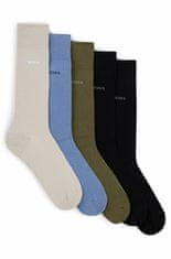 Hugo Boss 5 PACK - pánske ponožky BOSS 50503575-970 (Veľkosť 39-42)