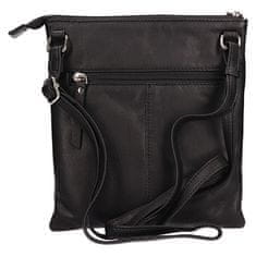 Lagen Dámska kožená crossbody kabelka BLC-4594-20 BLK