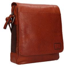 Lagen Pánska kožená crossbody taška 290603 COGNAC