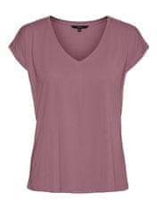 Vero Moda Dámske tričko VMFILLI Relaxed Fit 10247666 Mesa Rose (Veľkosť L)