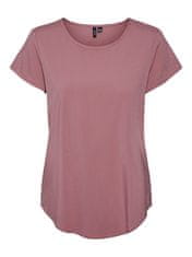 Vero Moda Dámske tričko VMBELLA Standard Fit 10303431 Mesa Rose (Veľkosť XL)